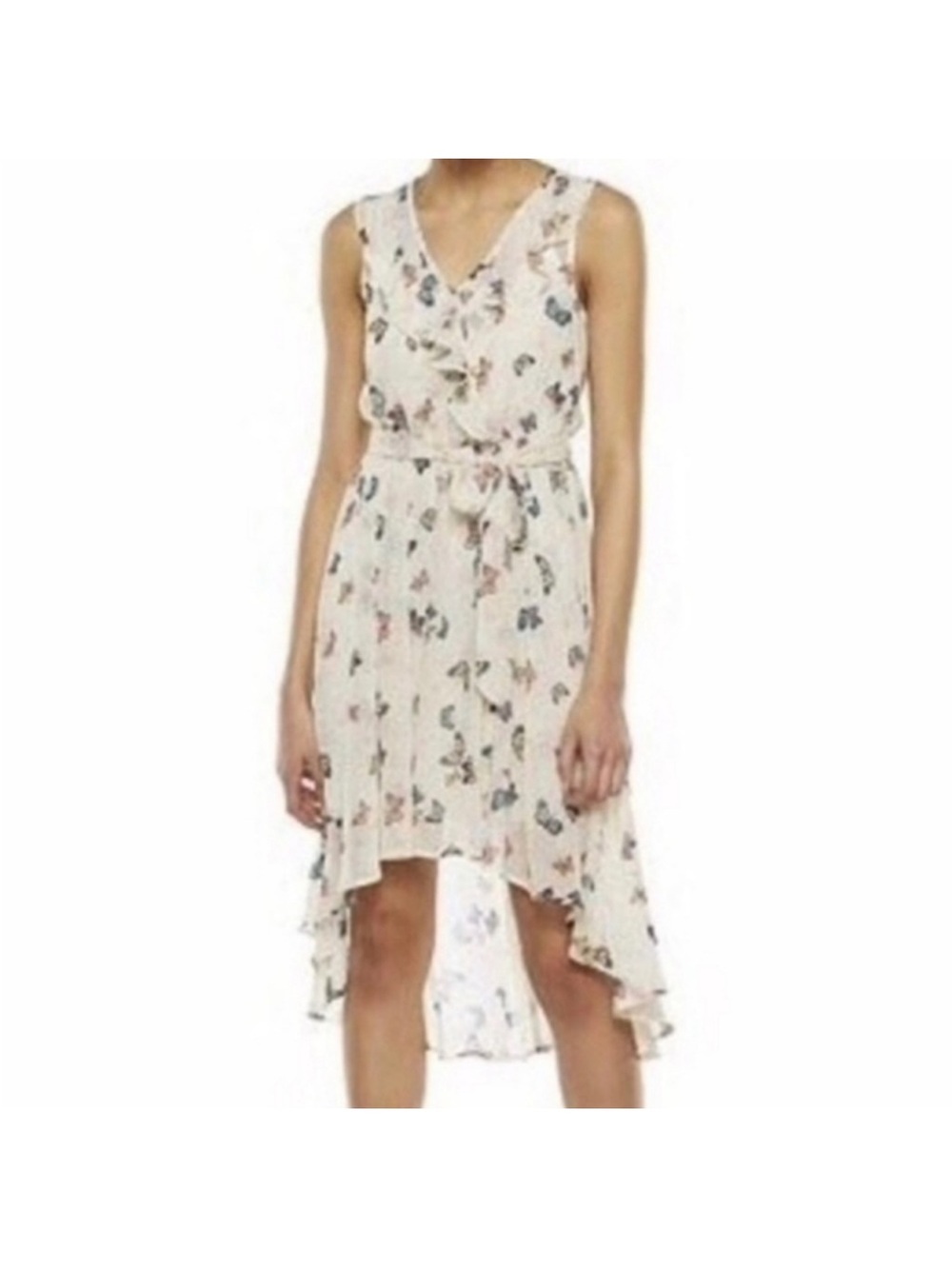 Disney Cinderella butterfly-print high-low dress
